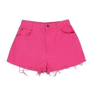 Vintage 90s Pink High Rise Distressed Shorts